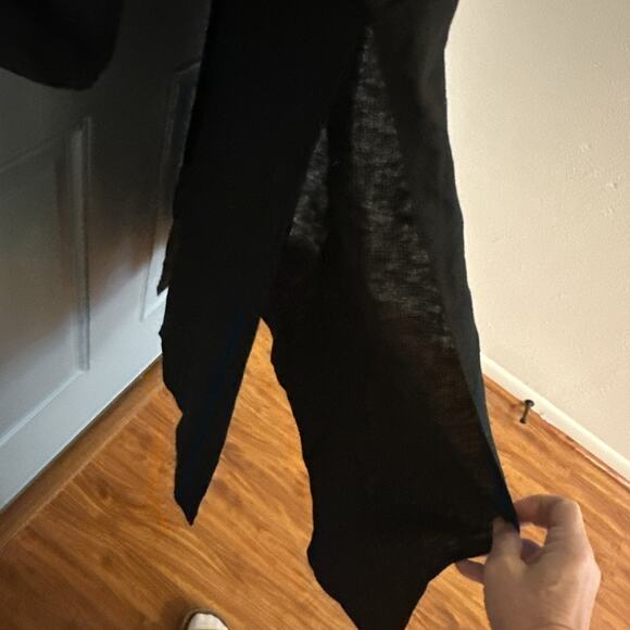 NWT Cover Up Dress Linen Mesh Maxi Long Sleeve lightweight P - Picture 9 of 13